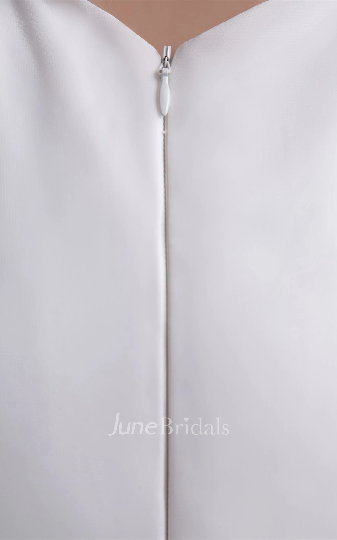 Plunged Sleeveless Sheath Dress with Flower and Ruched Waist