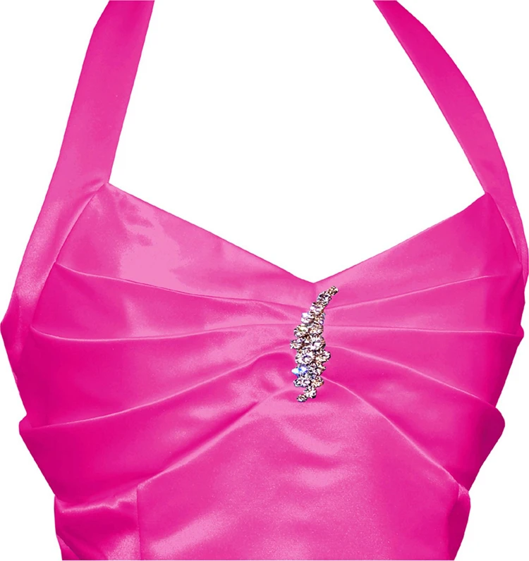 Ruched Bust Beading Dress With Tulle Skirt