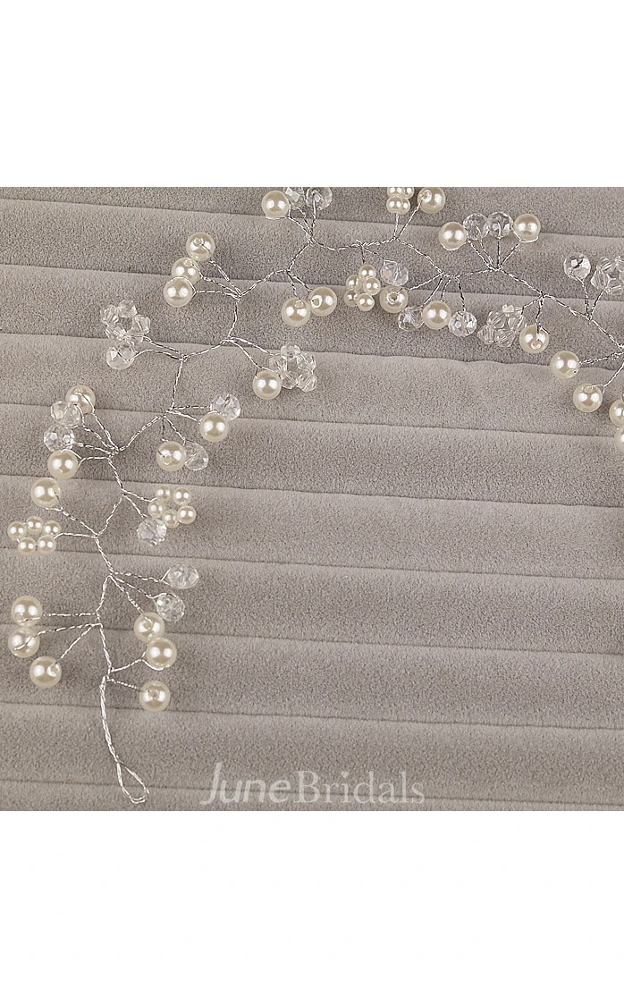 Weatern Style Handmade Pearl Hairband