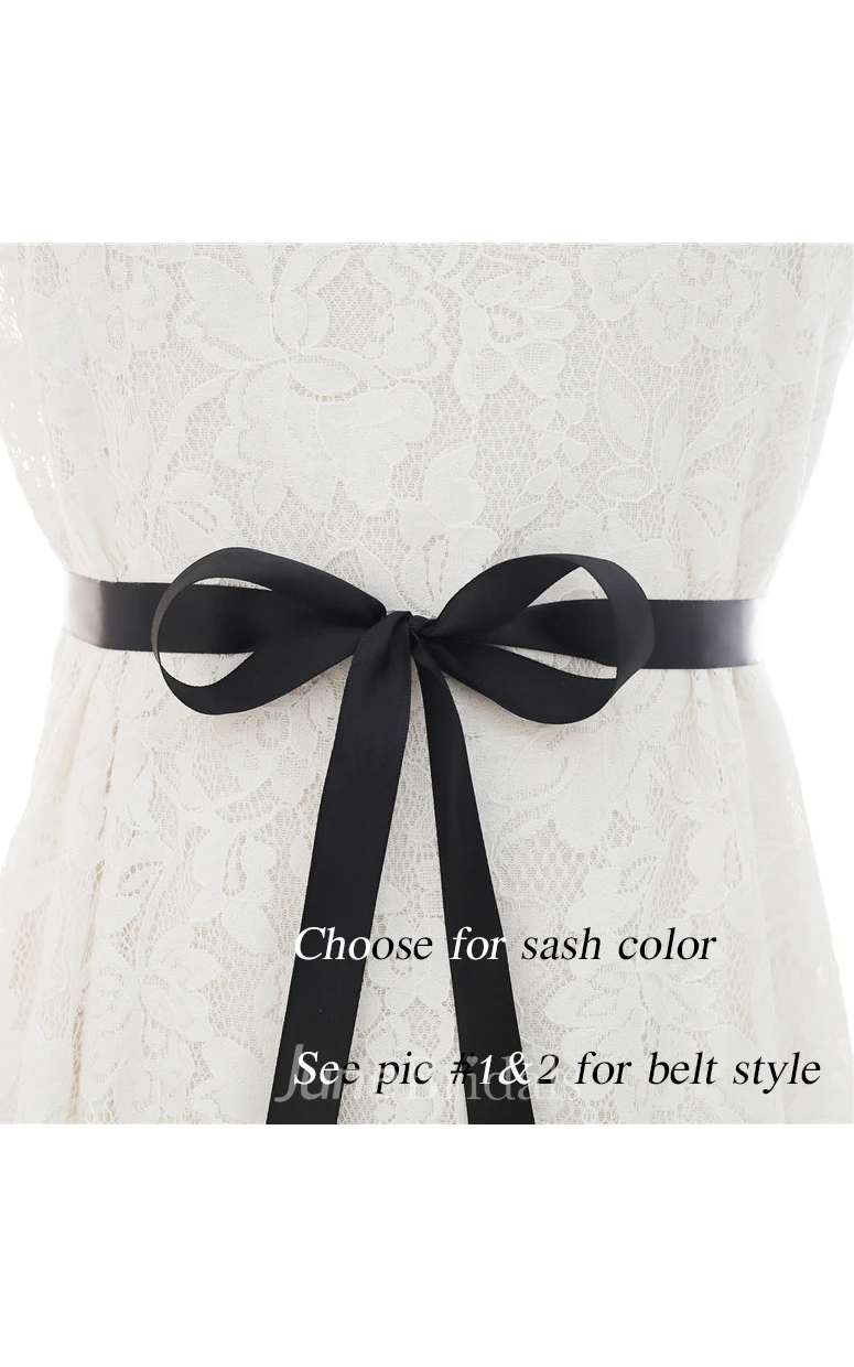 Simple Beaded Belt with Rhinestones