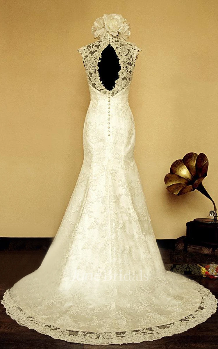 Queen Annette High Quality Soft Stretchy Lace Long Sleeve Wedding