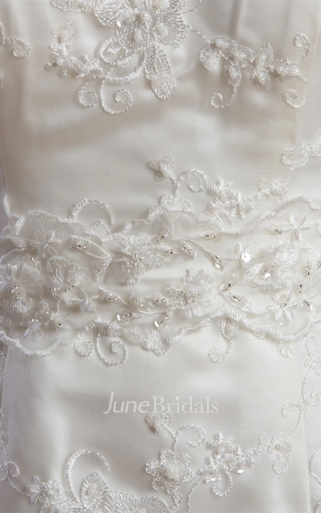 Sleeveless Mermaid Lace Dress with Illusion Neckline