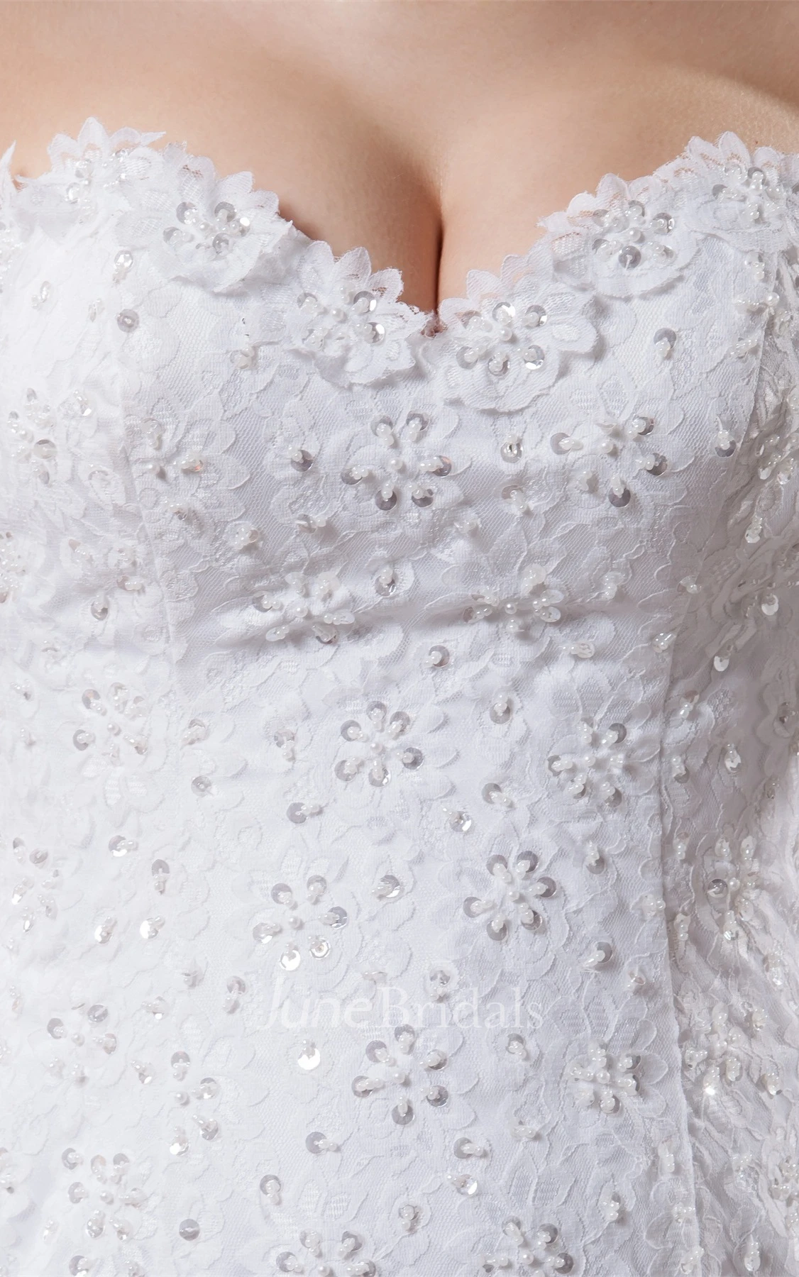 Sweetheart Mermaid Sheath Dress with Lace and Beading