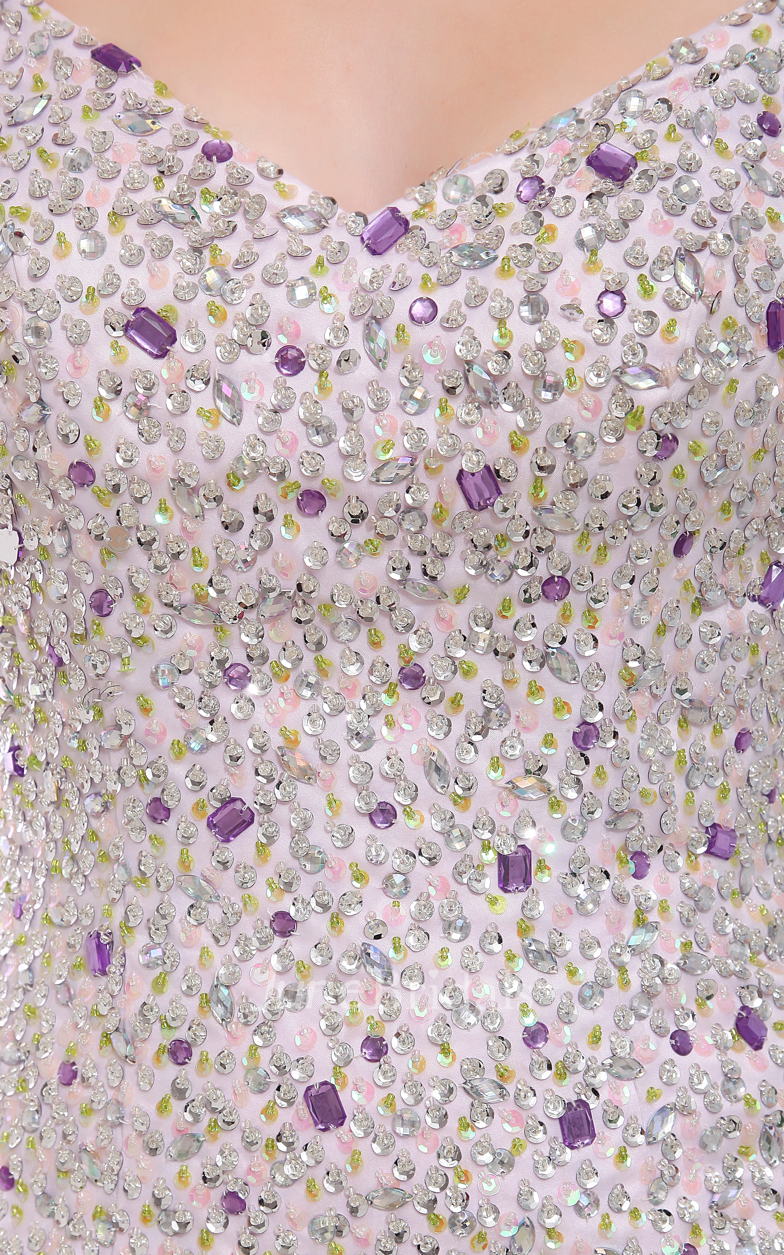 Fairy Sleeveless Sheath Dress With Beading and Spaghetti Straps