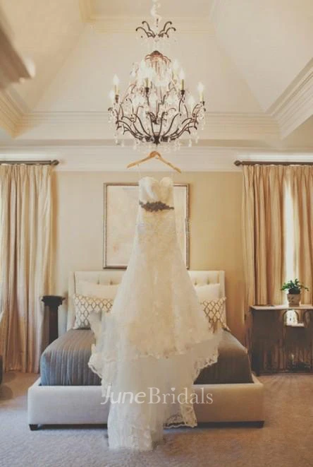 Elegant 3 4-long-sleeve Illusion Tulle Wedding Dress Lace Appliques