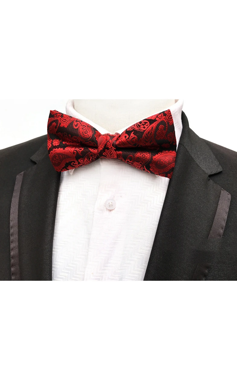 Satin Floral Printing Bow Tie-11 Color Options