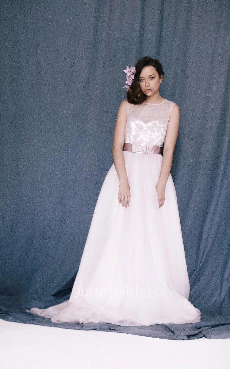 Light Purple Fluffy Wedding Weddig Dress