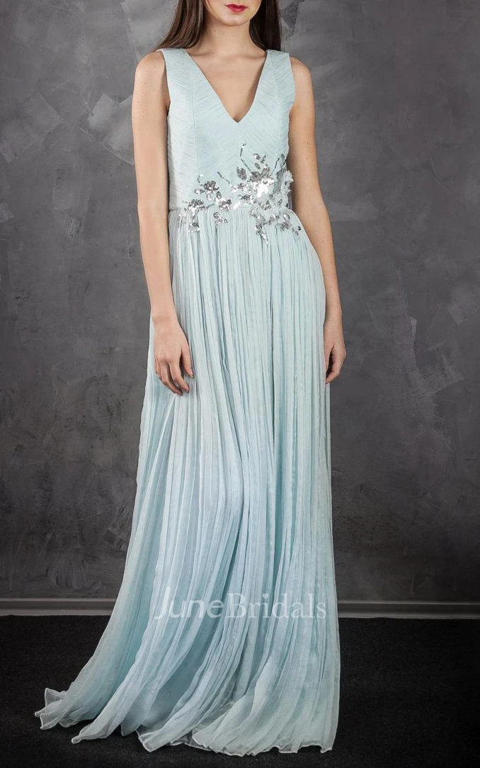 Chiffon Wedding Bohemian Wedding Wedding Wedding Gown Long Wedding Pleated Wedding Dress