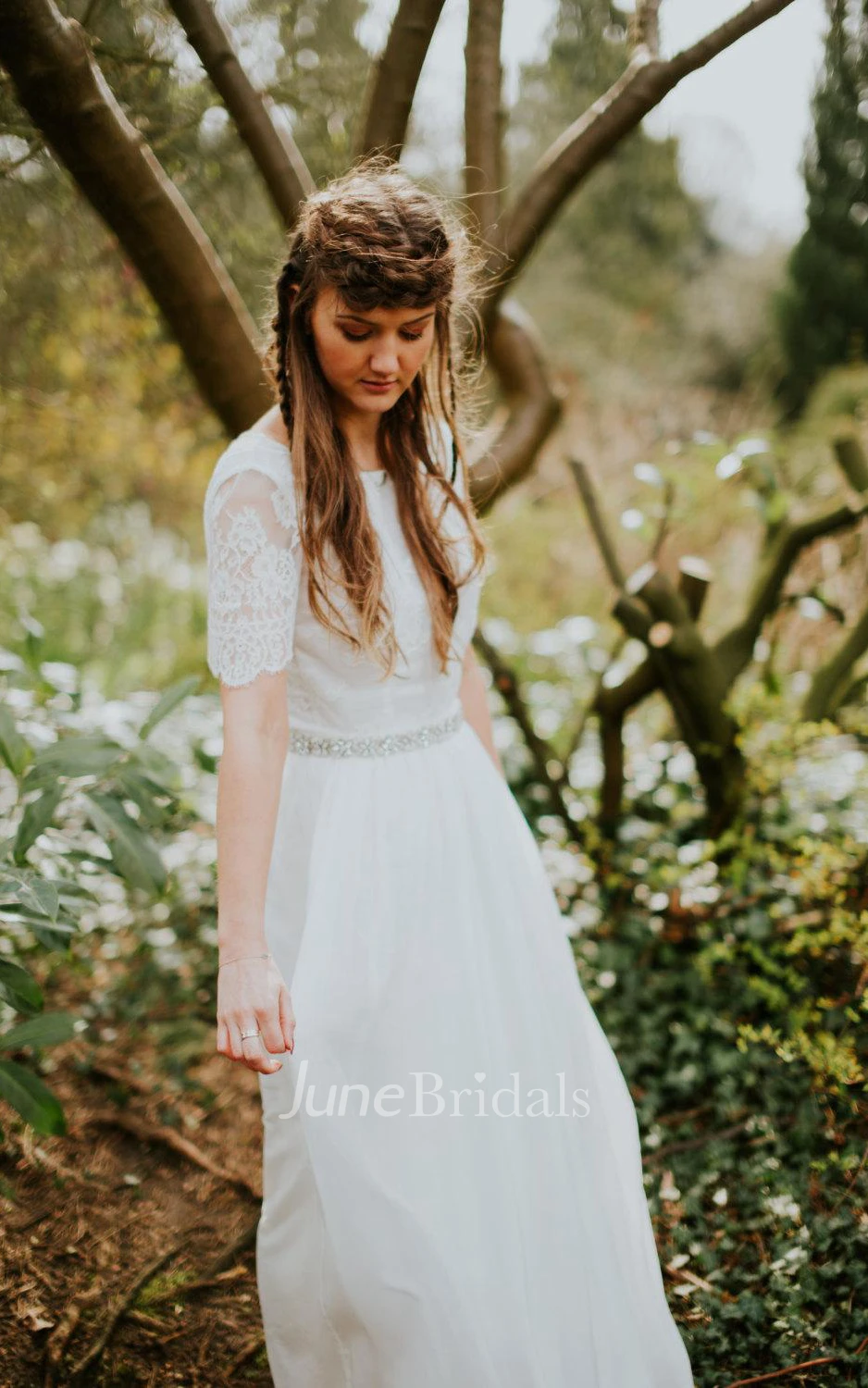 Luna Organic Beach Wedding Weddig Dress