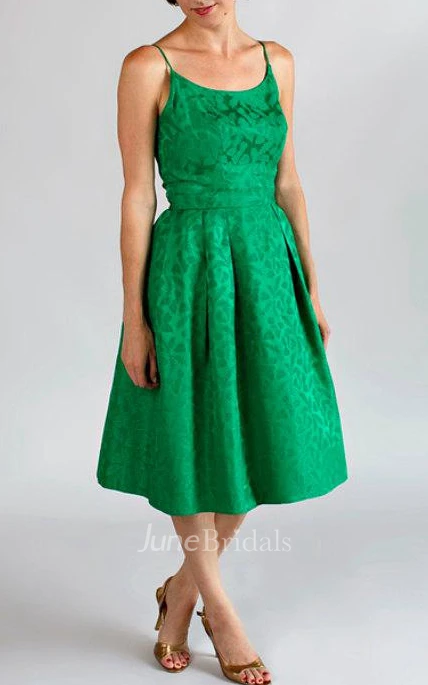 Vintage 1960S Party Darling Green Brocade Bridesmaid Mother Of The Bride Dress