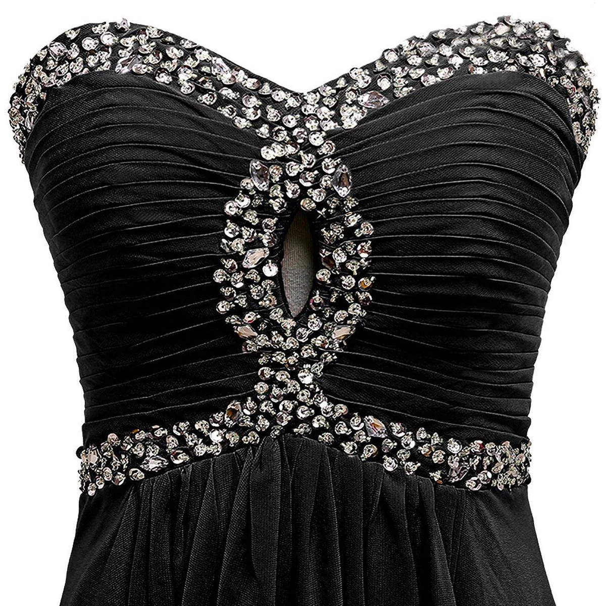 Sweetheart A-line Chiffon Gown With Sequins