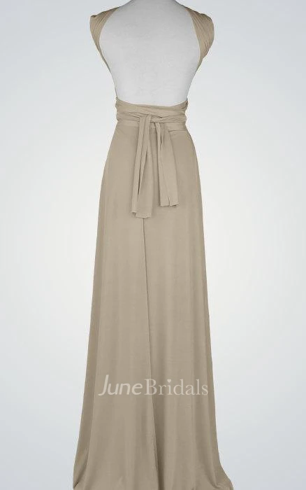 Simple A Line Long Bridesmaid Nude Long Floor Length Prom Long Prom Party Long Bridesmaid Dress