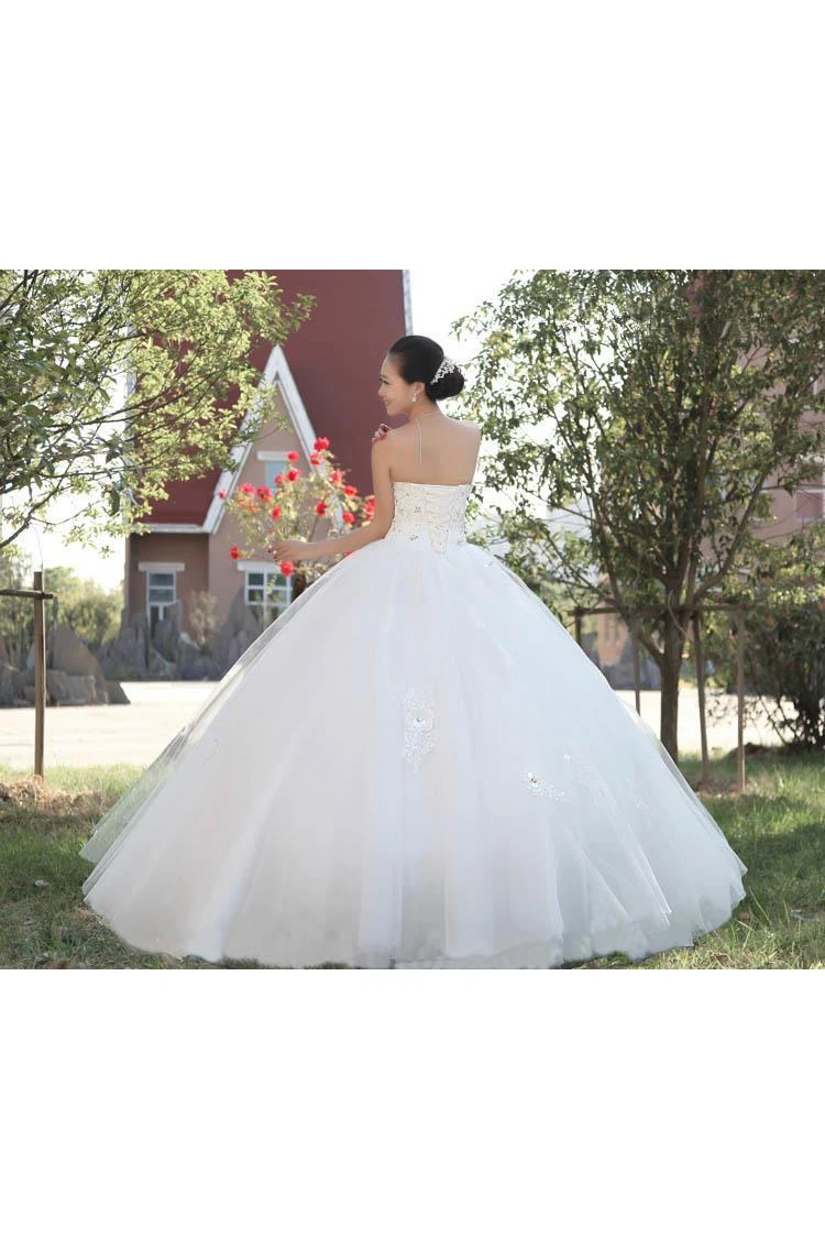 Timeless Beadings Lace Sweetheart Wedding Dresses Ball Gown Lace-up