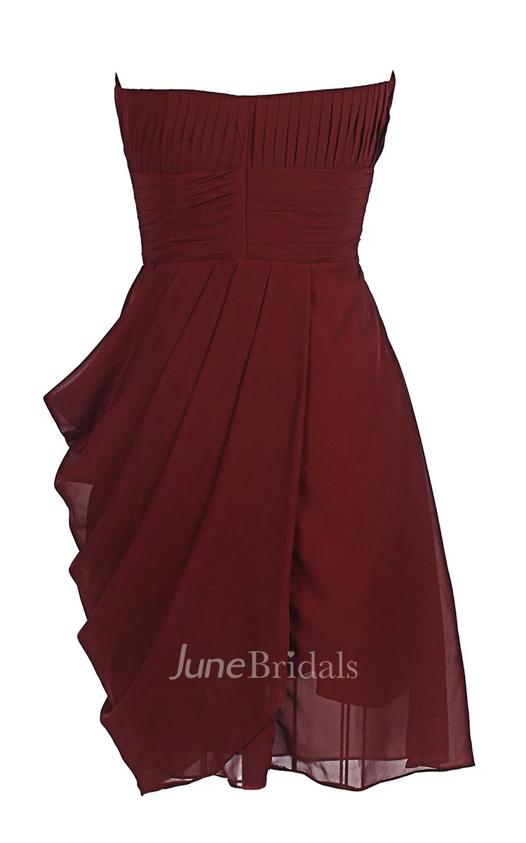 Sweetheart Wedding Dress With Drapping and Pleat