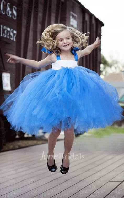 strapped White Lace Wedding Toddler Girls Dress With Pleats