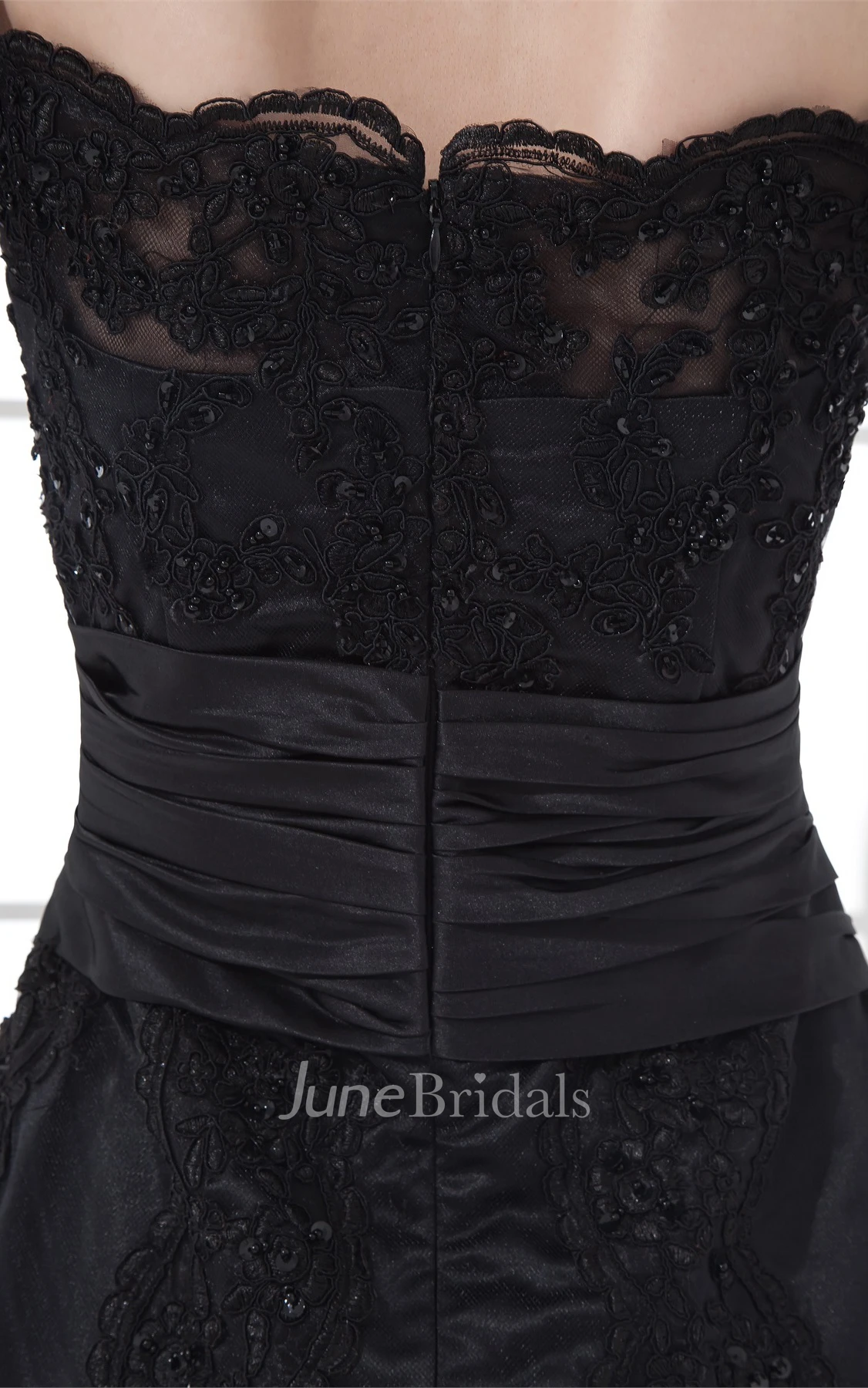 off-the-shoulder midi mermaid lace dress with beading