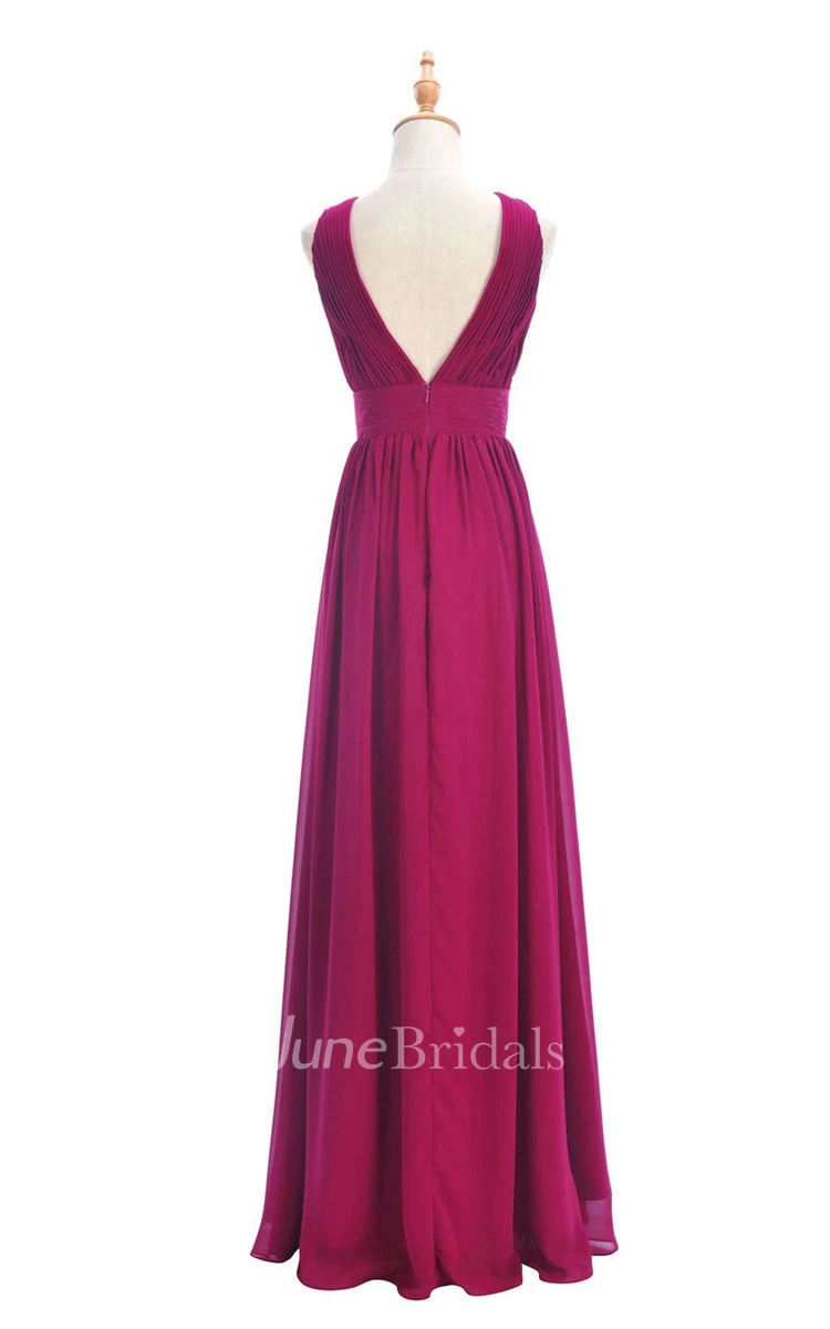 One-shoulder Sweetheart Long Empire Dress With Side Slit