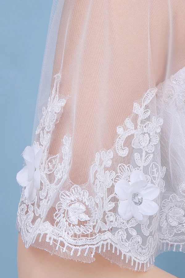 New White Spring and Summer Sweet High-necked Lace Shawl