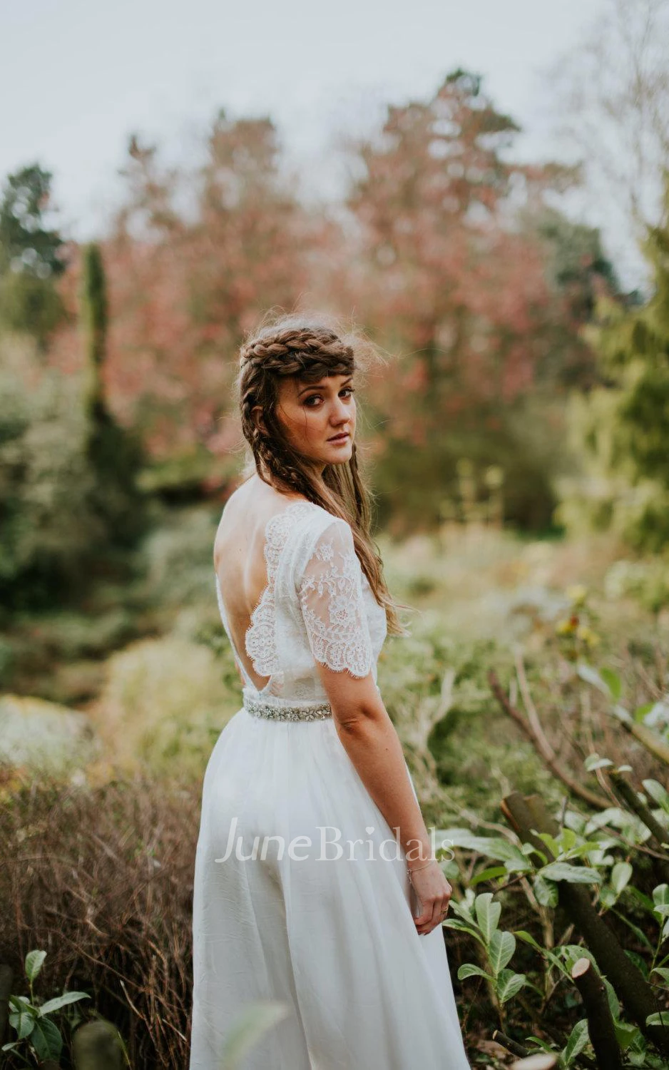 Luna Organic Beach Wedding Weddig Dress