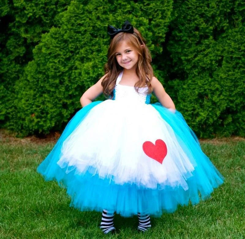 Mix Color Lovely Sleeveless Tulle Flower Girl Dress Ball Gown