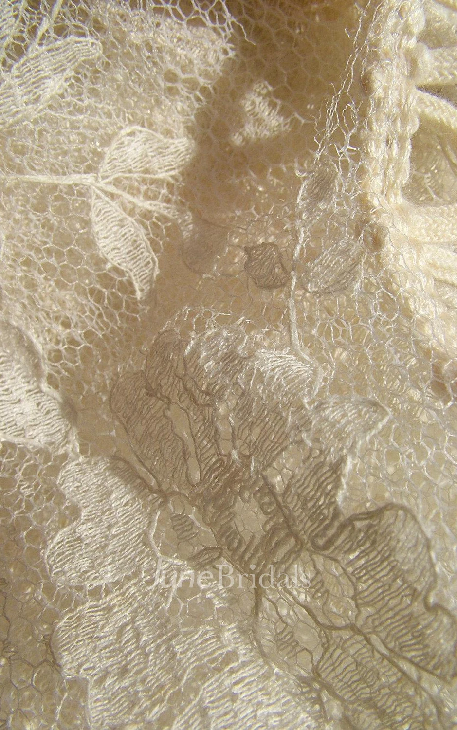 Vintage Chantilly Lace Tulle 1950S Tea Length Ballerina Length Dress