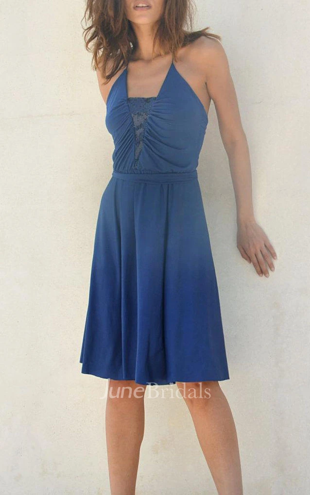 Knee-length Dress With Sequins