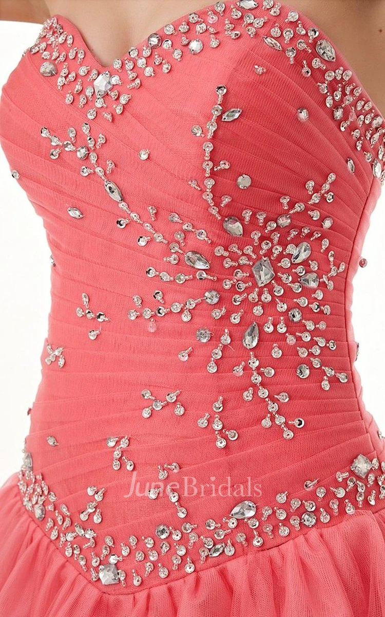 Sweetheart Ballgown With Sequined Bodice