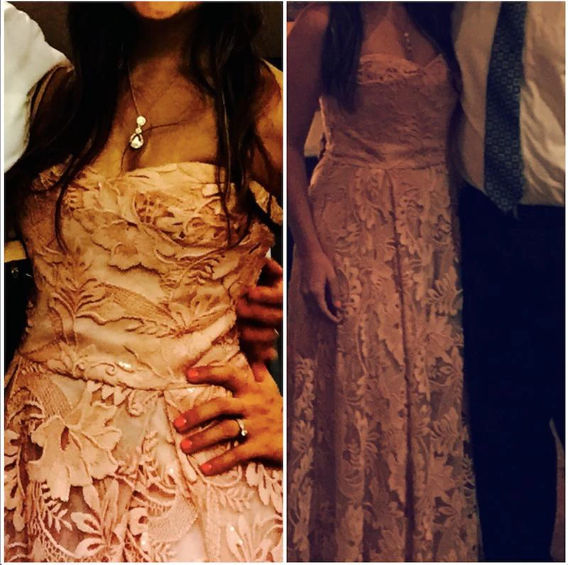 Delicate Lace Sweetheart A-line Prom Dress Sleeveless Floor-length