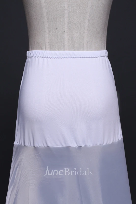 New Fishtail Wedding Petticoat with Elastic Belt Thickening Mesh Yarn Trailing Wedding Dress Accessories