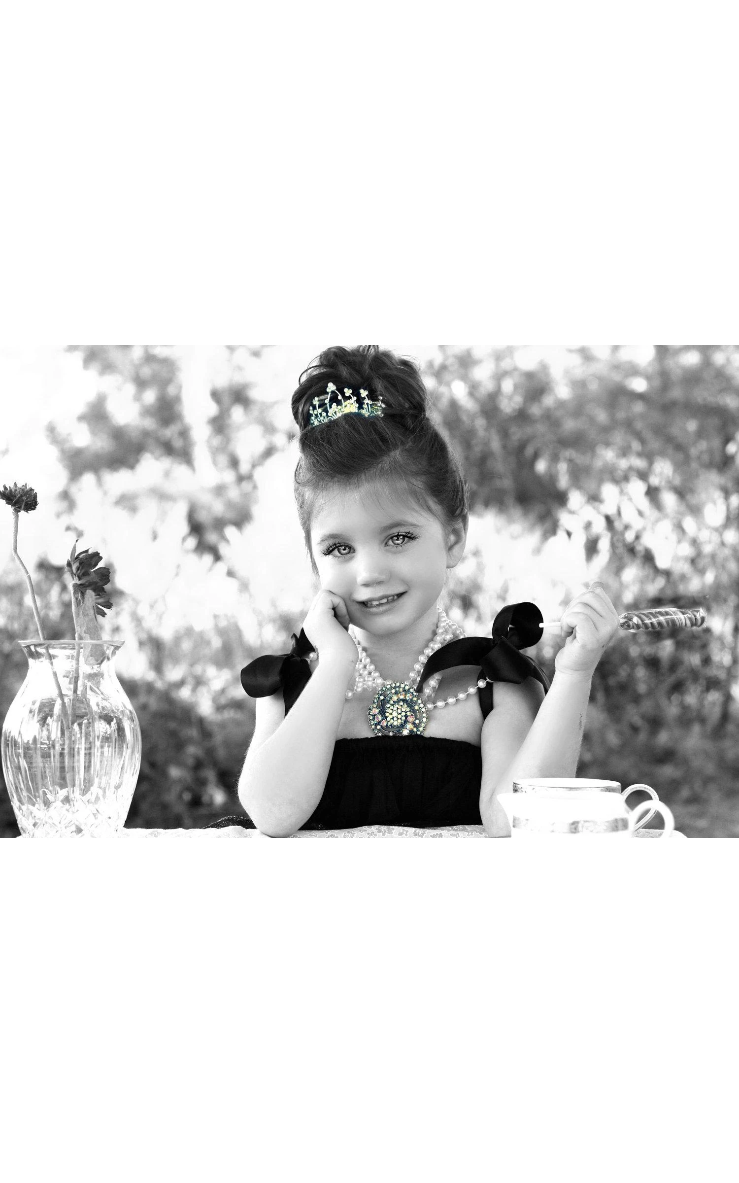 Sleeveless Bow Strap Empire Waist Tulle Ball Gown With Satin Sash