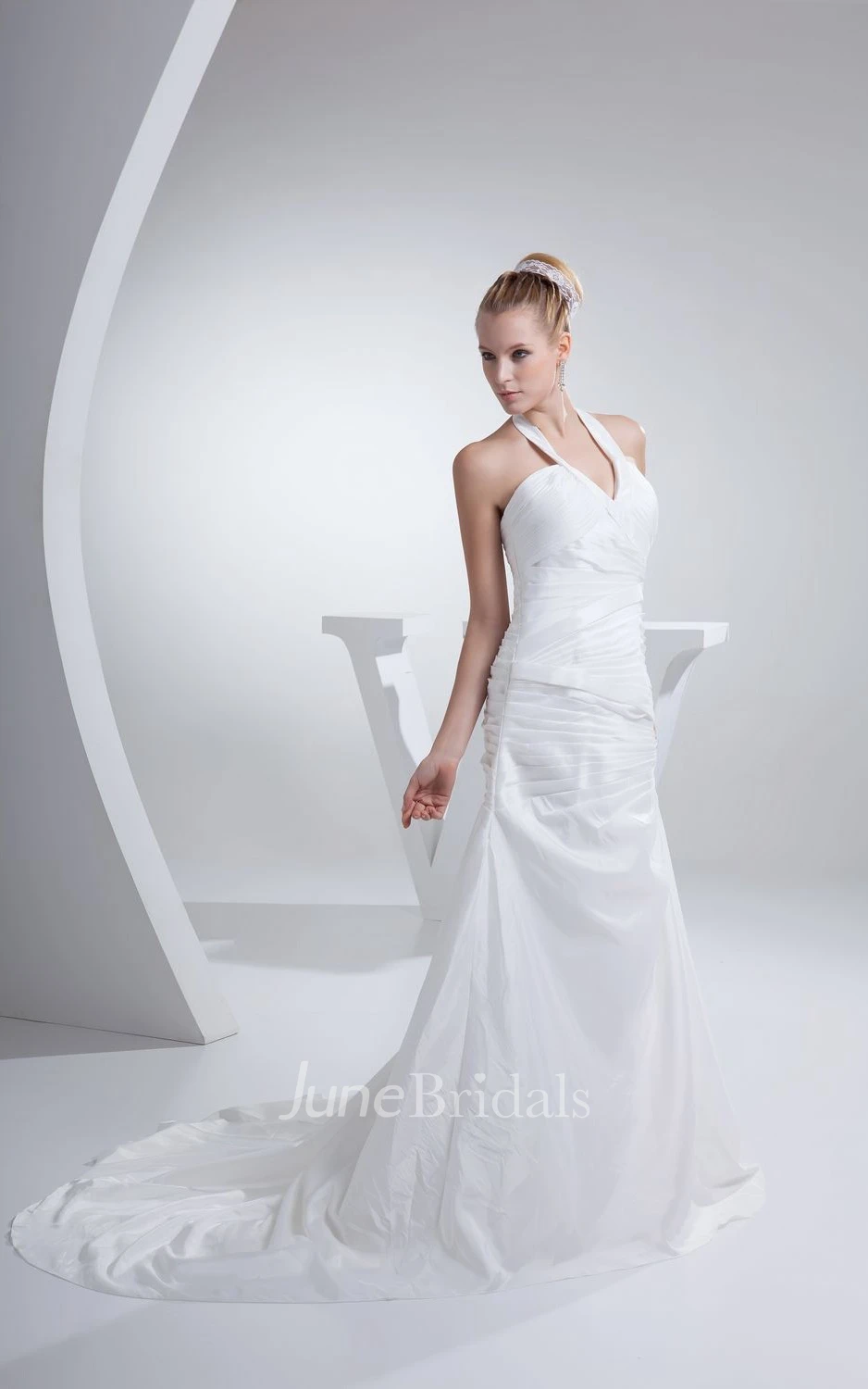 Strapped Pick-Up Sheath Dress With Ruching