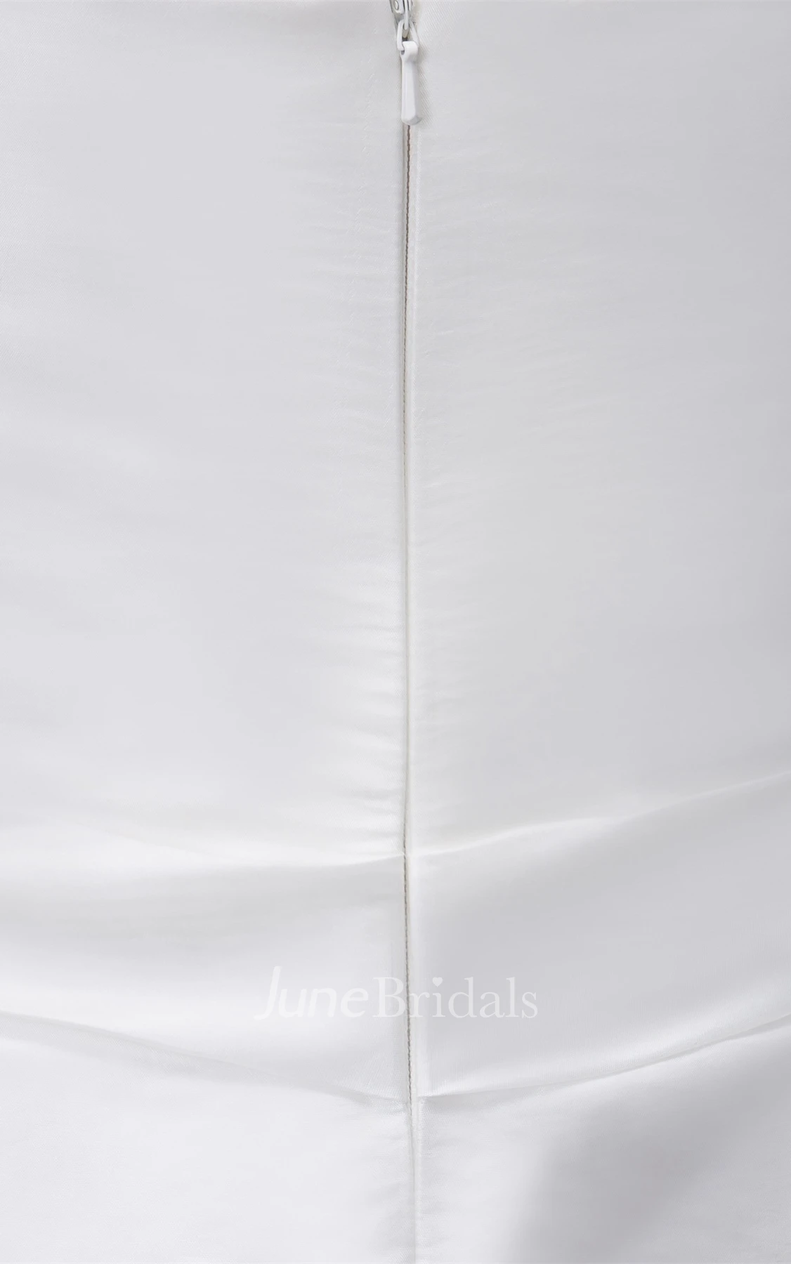 Floral Half-Sleeve Satin Mermaid Dress with Illusion Top