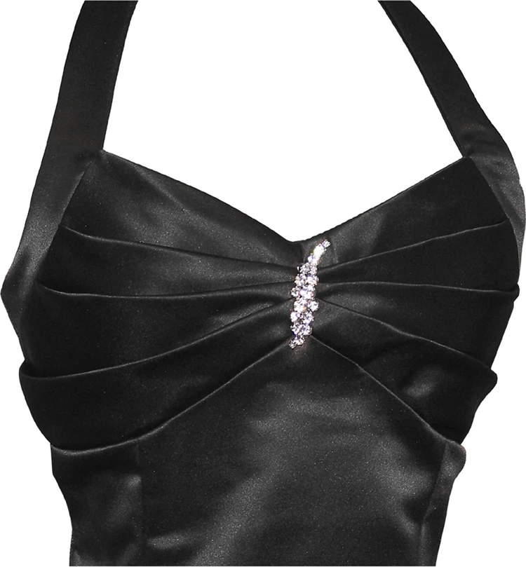 Ruched Bust Beading Dress With Tulle Skirt