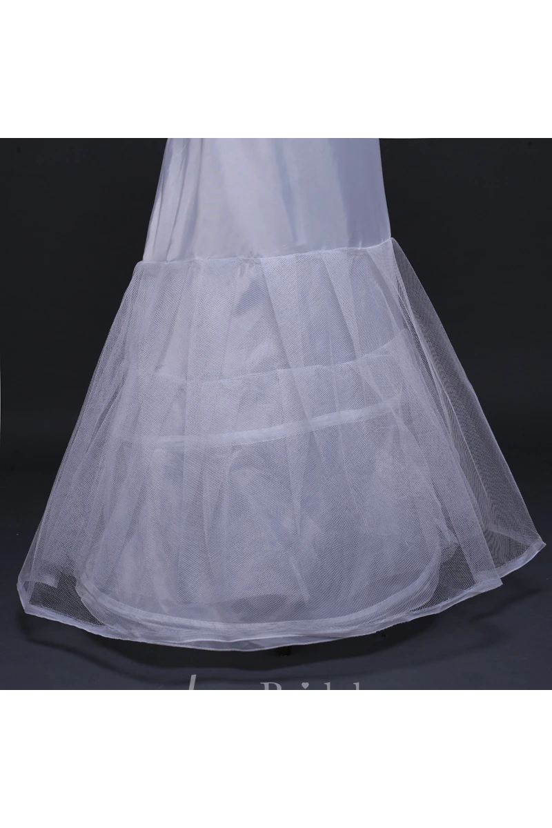 New Fishtail Wedding Petticoat with Elastic Belt Thickening Mesh Yarn Trailing Wedding Dress Accessories