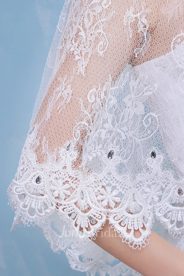 New Luxury Lace Cape Cape Shawl