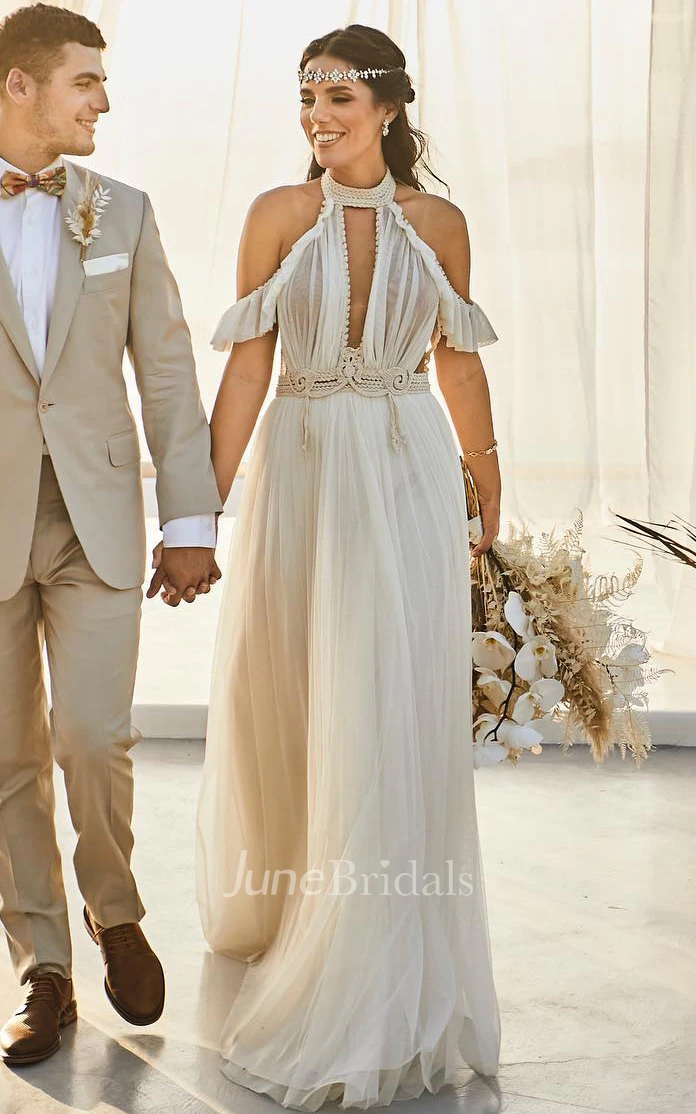 Roman style wedding fashion dress