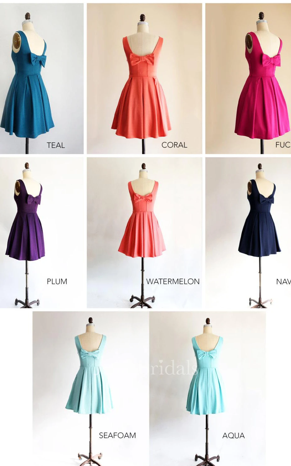 Knee-length A-line Satin Dress With Pleats And Bow