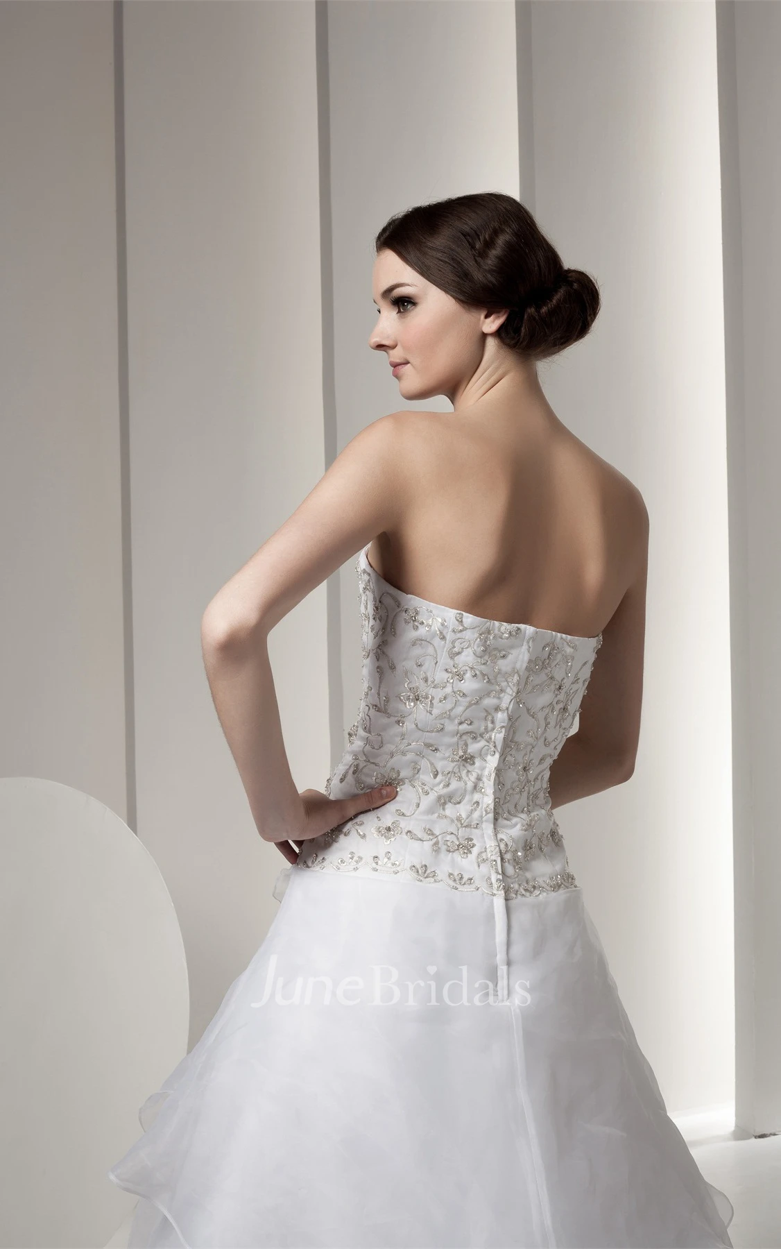 Sweetheart A-Line Ball Gown with Beading and Embroidered Bodice