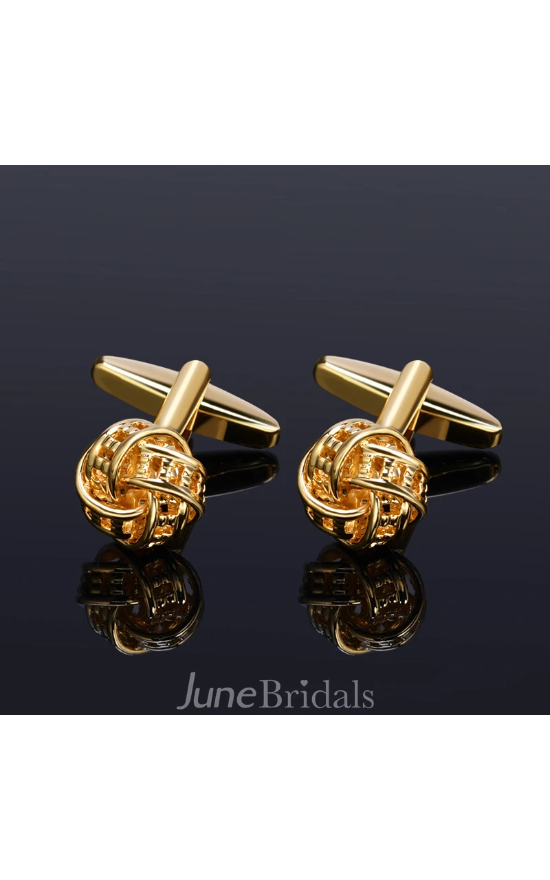 Simple Classic Alloy Cufflinks-10 Styles