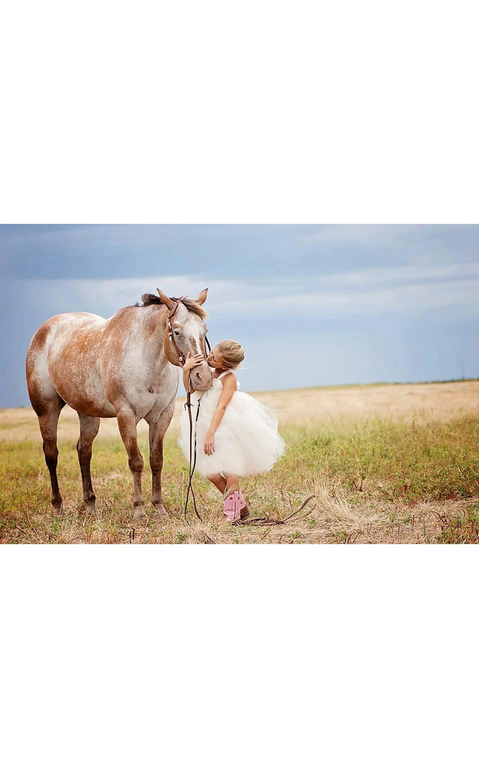 Ivory Flower Sleeveless Empire Waist Beaded Detailing Tulle Dress