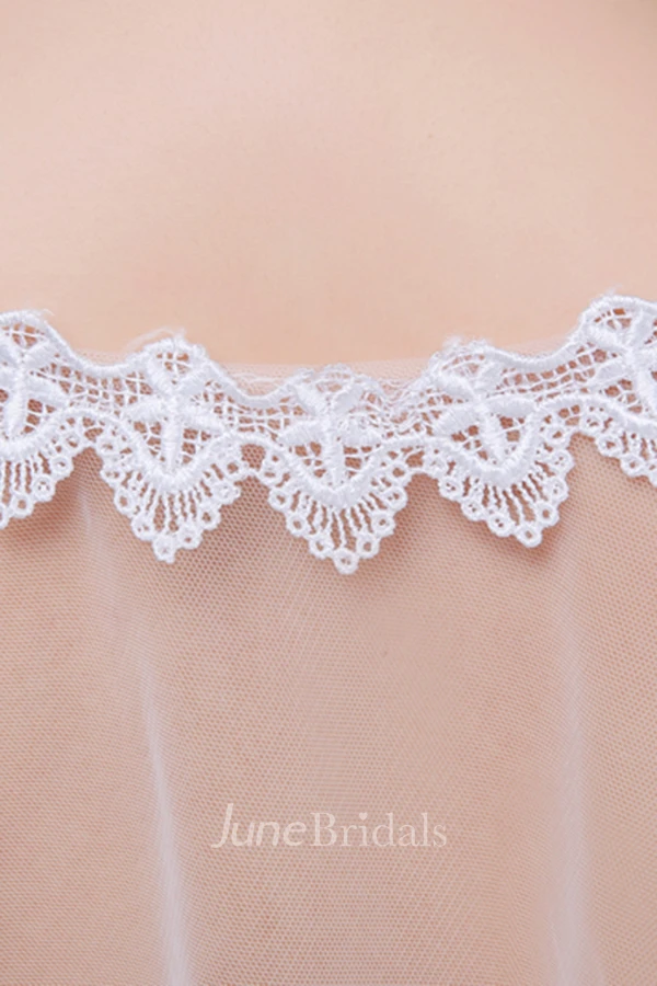 New Simple Lace White Lace Cape Shawl