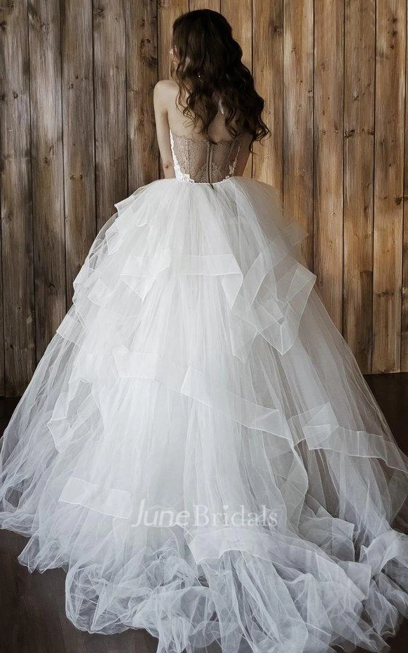 Wedding 2 In 1 Ball Gown Short Wedding Dress