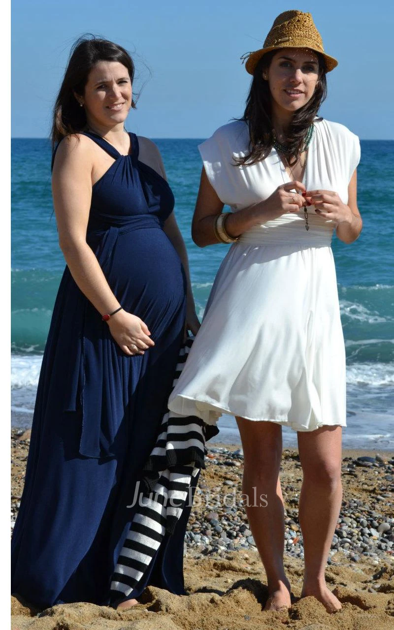 Beach Maternity Infinity Gown