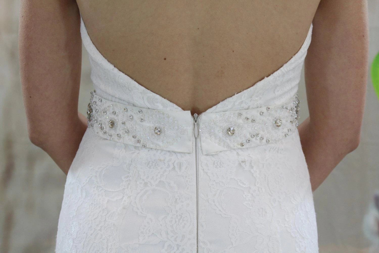 Sweetheart Full Lace Mermaid Wedding Dress With Beading