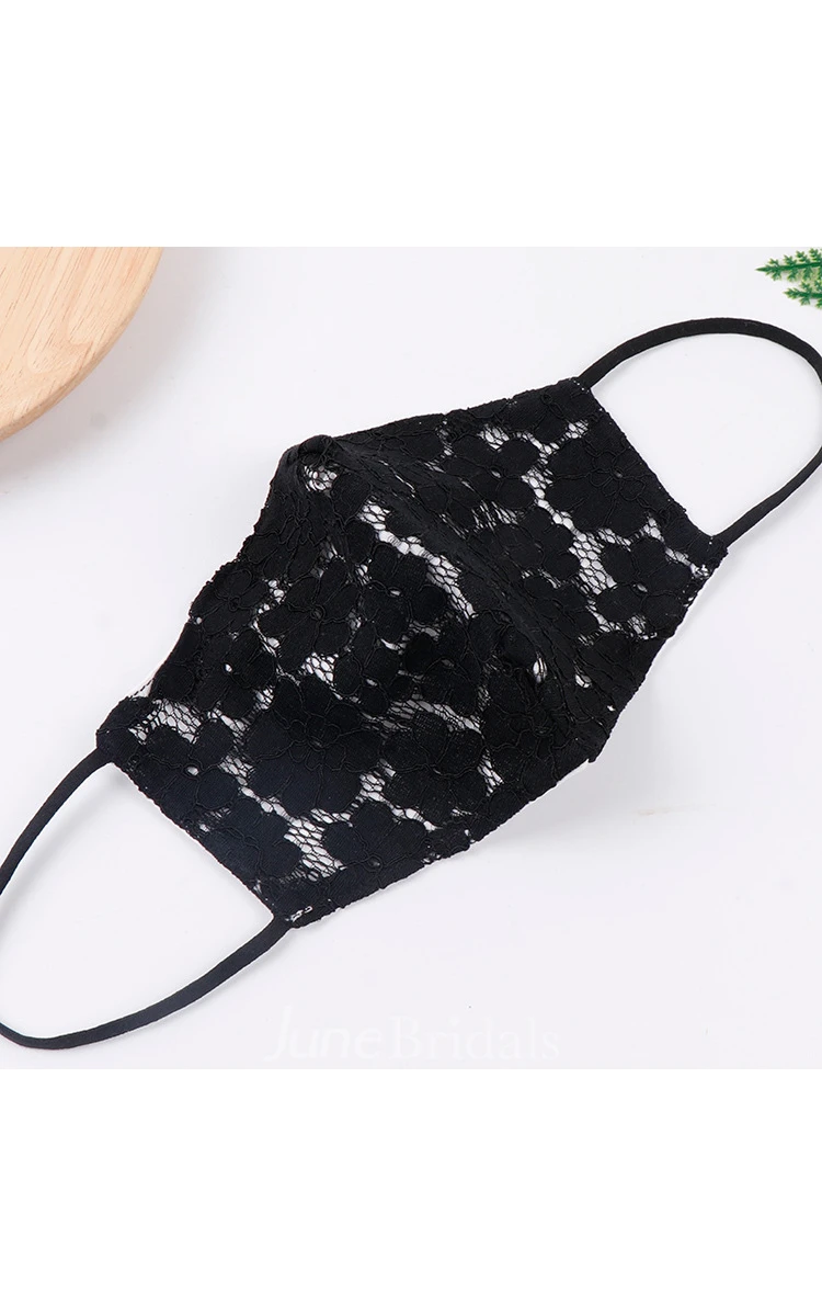 Non-Medical Lace Appliqued Wedding Face Masks