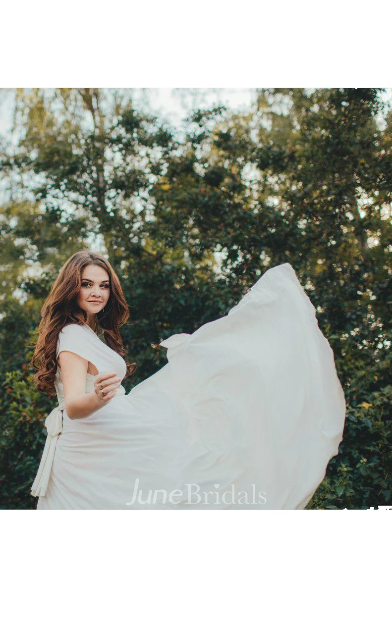 Infinity Floor Length Bridal Gown