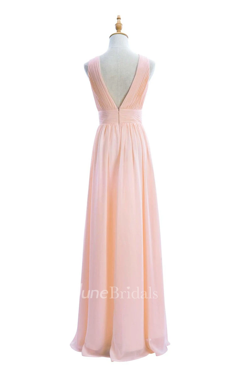 One-shoulder Sweetheart Long Empire Dress With Side Slit
