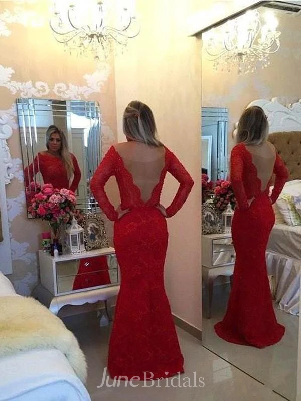 Trumpet Mermaid Gowns Red