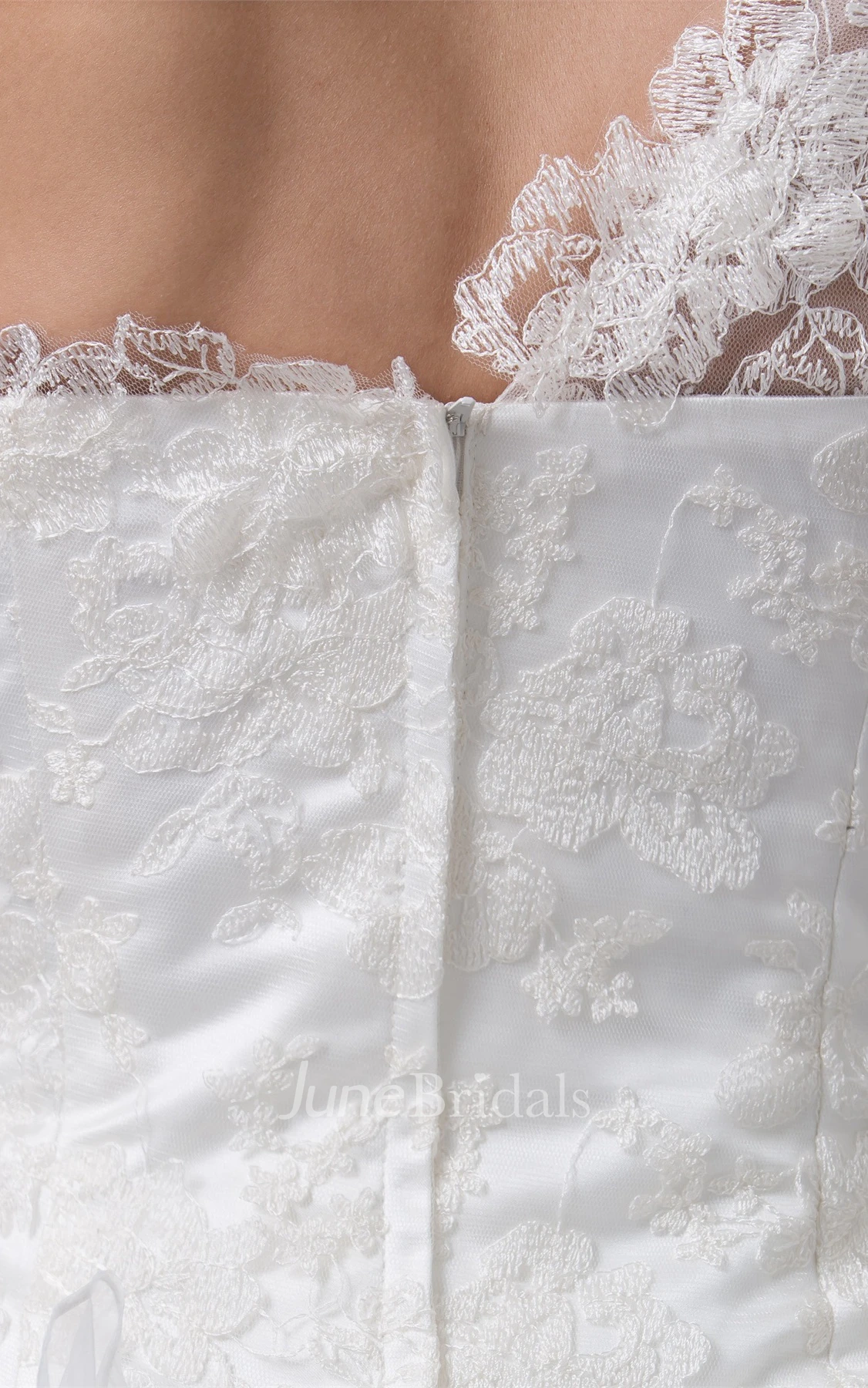 One-Shoulder Lace Mermaid Dress with Ruffled Design