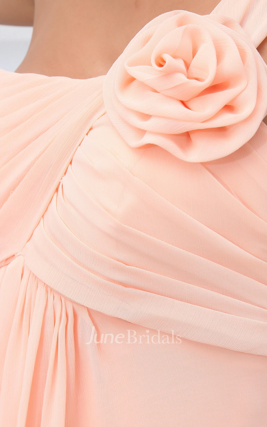 Floral Criss-Cross Draping Dress With Single Strap